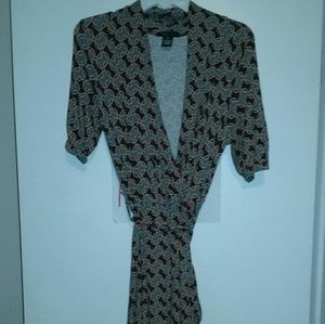 Max Azaria BCBG wrap dress long